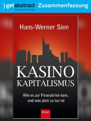 cover image of Kasino-Kapitalismus (Zusammenfassung)